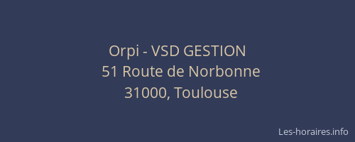 Orpi - VSD GESTION
