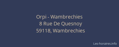 Orpi - Wambrechies