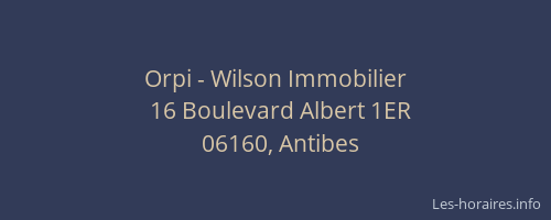 Orpi - Wilson Immobilier