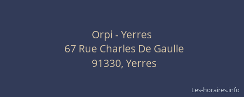 Orpi - Yerres