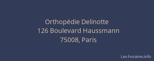 Orthopédie Delinotte