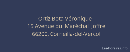 Ortiz Bota V&eacute;ronique