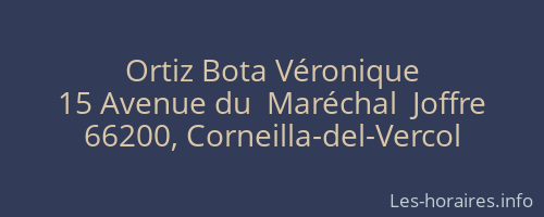 Ortiz Bota Véronique