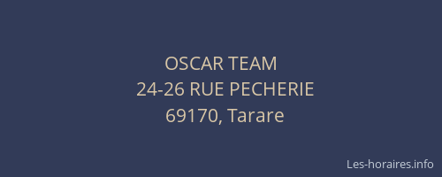OSCAR TEAM