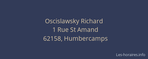 Oscislawsky Richard