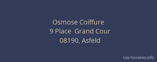 Osmose Coiffure