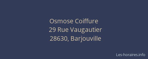 Osmose Coiffure