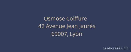 Osmose Coiffure