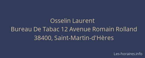 Osselin Laurent