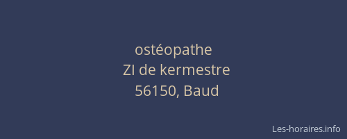 ostéopathe