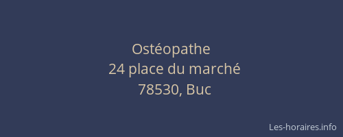 Ostéopathe