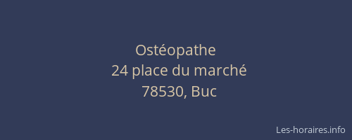 Ost&eacute;opathe