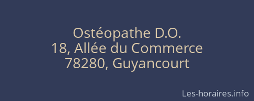 Ostéopathe D.O.