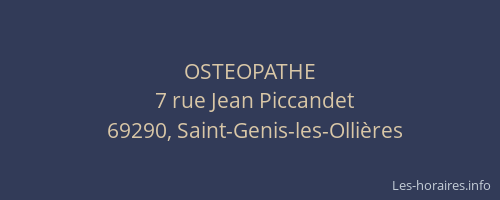 OSTEOPATHE