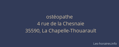 ostéopathe
