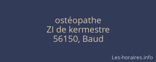ostéopathe
