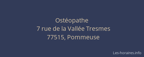 Ostéopathe