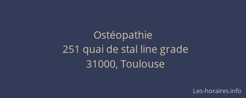 Ostéopathie