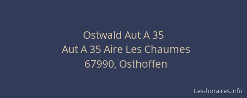 Ostwald Aut A 35
