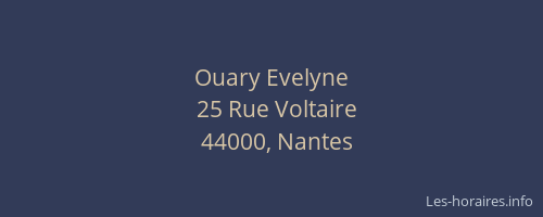 Ouary Evelyne
