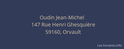 Oudin Jean-Michel