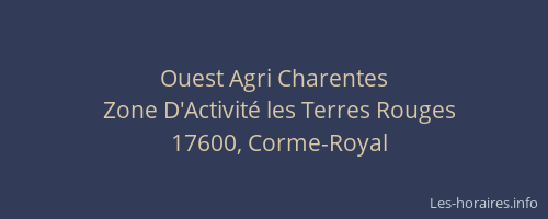 Ouest Agri Charentes