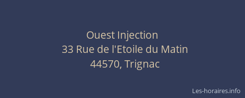 Ouest Injection