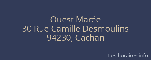 Ouest Marée