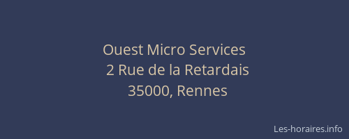 Ouest Micro Services