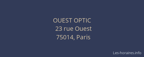 OUEST OPTIC