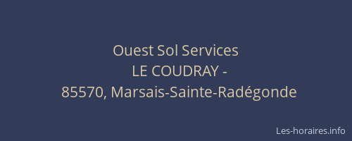 Ouest Sol Services