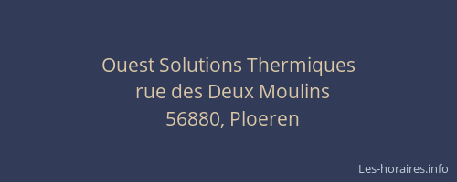 Ouest Solutions Thermiques
