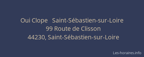 Oui Clope   Saint-Sébastien-sur-Loire