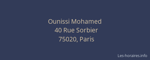 Ounissi Mohamed