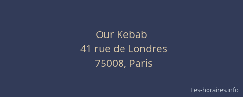Our Kebab