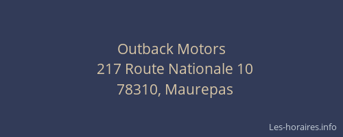 Outback Motors