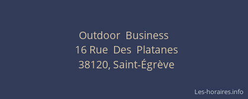 Outdoor  Business
