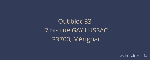 Outibloc 33