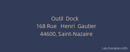 Outil  Dock