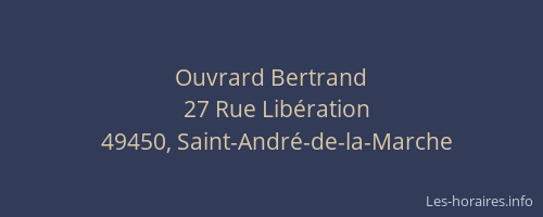 Ouvrard Bertrand