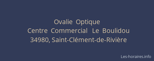 Ovalie  Optique