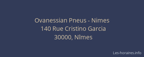 Ovanessian Pneus - Nimes