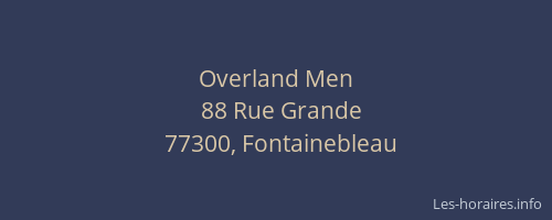 Overland Men