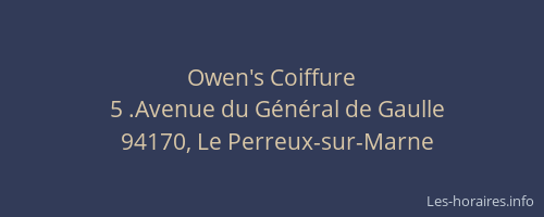 Owen's Coiffure