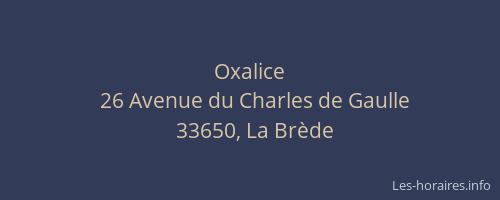 Oxalice