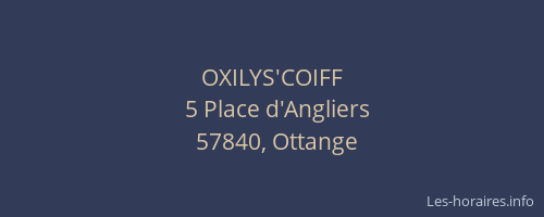 OXILYS'COIFF