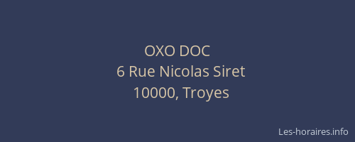 OXO DOC