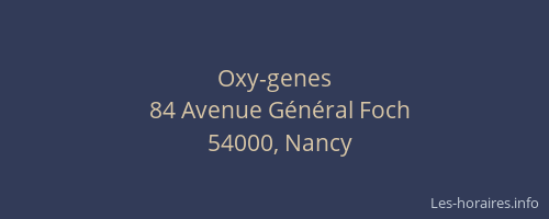 Oxy-genes