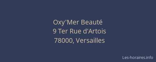 Oxy'Mer Beauté