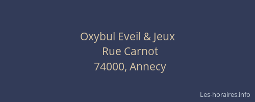 Oxybul Eveil & Jeux